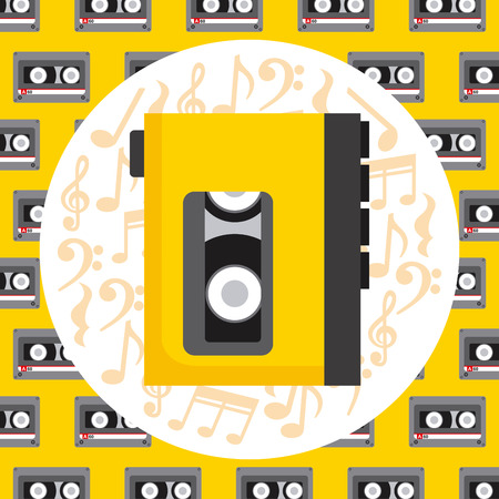 music concept design, vector illustration eps10 graphicのイラスト素材