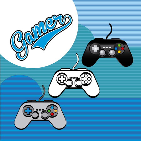 video games design, vector illustrationのイラスト素材