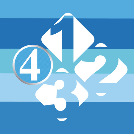 numbers icons design, vector illustration  のイラスト素材
