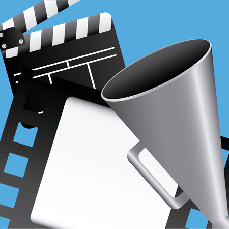 cinema icons design のイラスト素材