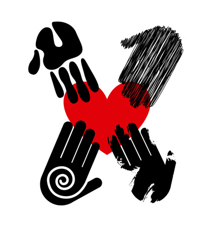 multiethnic diversity design のイラスト素材