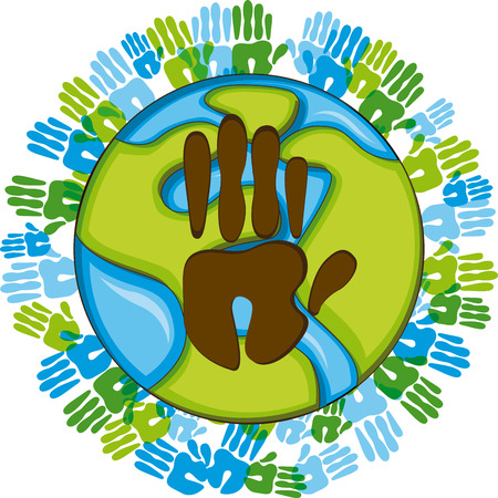 multiethnic diversity design のイラスト素材