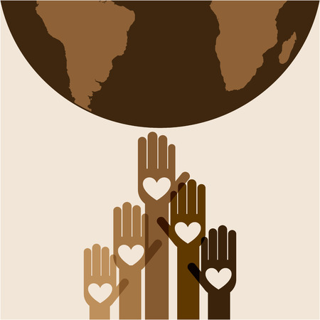 multiethnic diversity design のイラスト素材