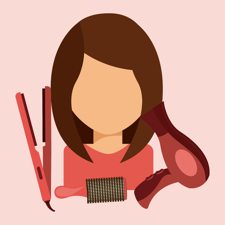 beauty salon design  のイラスト素材