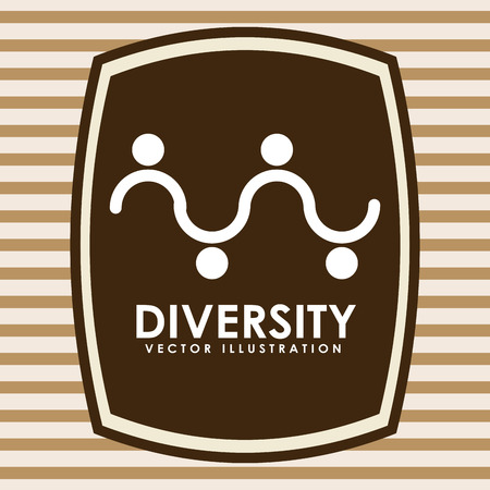 multiethnic diversity design, のイラスト素材