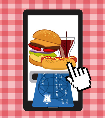 fast food design, vector illustration   のイラスト素材