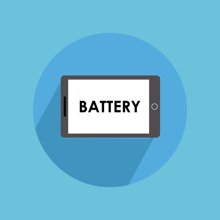 battery power design, vector illustration  のイラスト素材