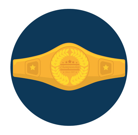 Boxing design over white background, vector illustration.のイラスト素材