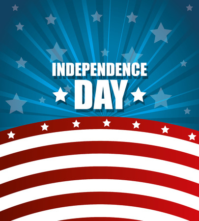 USA design over blue background, vector illustration.のイラスト素材