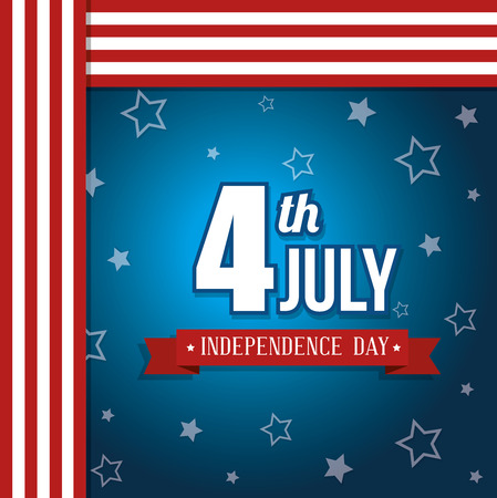 USA design over blue background, vector illustration.のイラスト素材
