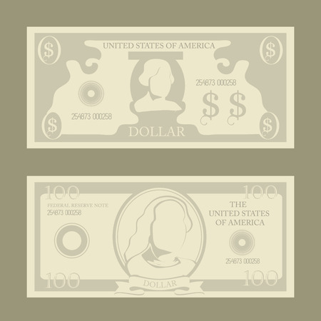Money design over green background, vector illustration.のイラスト素材