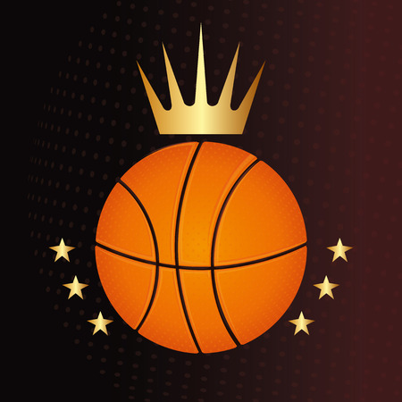 Sport design over brown background, vector illustration.のイラスト素材