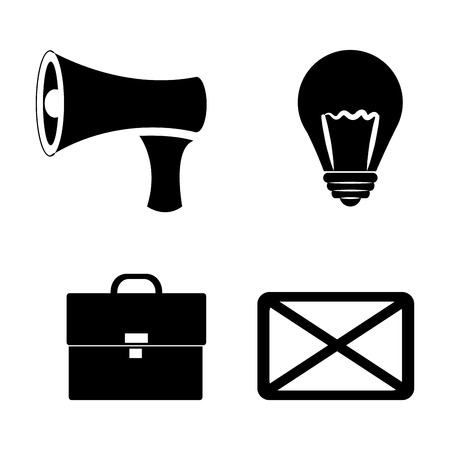 Marketing online design over white background, vector illustration.のイラスト素材