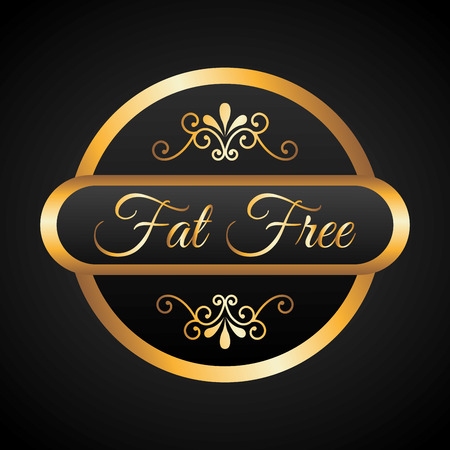 fat free design, vector illustration  のイラスト素材