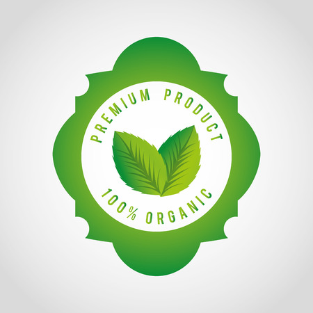 organic product design, vector illustration  のイラスト素材