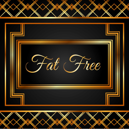 fat free design, vector illustration   のイラスト素材