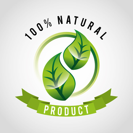 organic product design, vector illustration  のイラスト素材