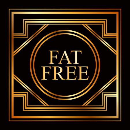 fat free design, vector illustration   のイラスト素材