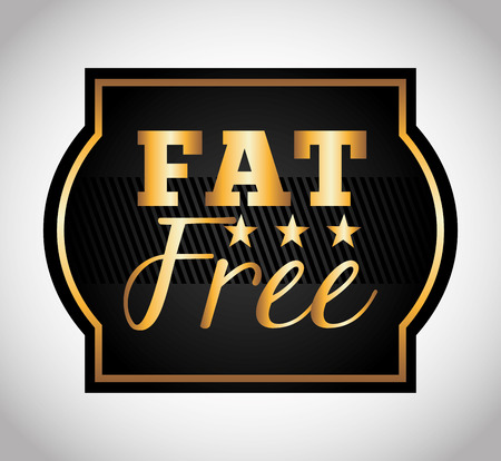 fat free design, vector illustration   のイラスト素材