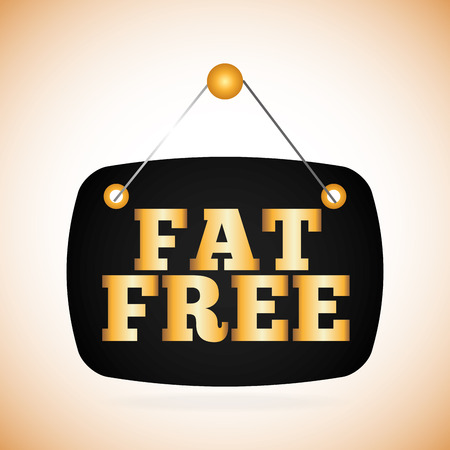 fat free design, vector illustration   のイラスト素材