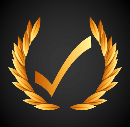 seal of approval design, vector illustration  のイラスト素材