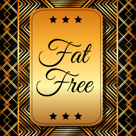 fat free design, vector illustration        のイラスト素材
