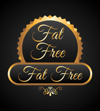 fat free design, vector illustration        のイラスト素材