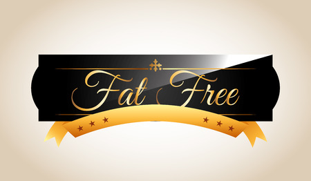fat free design, vector illustration   のイラスト素材