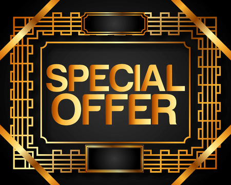 special offer design, vector illustration のイラスト素材
