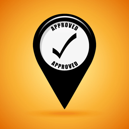 seal of approval design, vector illustration  のイラスト素材