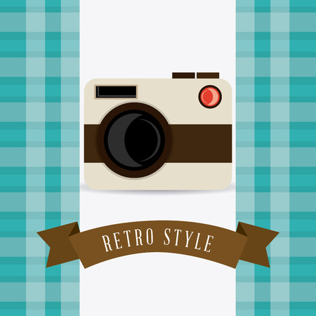 Hipster design over blue background, vector illustration.のイラスト素材