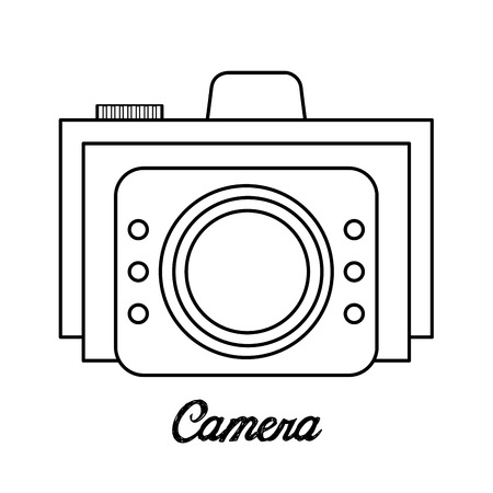 camera icon design, vector illustration eps10 graphicのイラスト素材