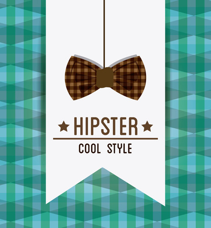 Hipster design over blue background, vector illustration.のイラスト素材