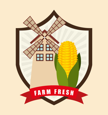 farm concept design, vector illustration eps10 graphicのイラスト素材
