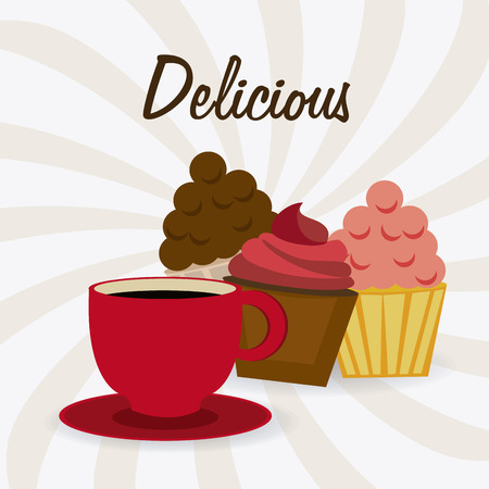 Bakery design over white background, vector illustration.のイラスト素材