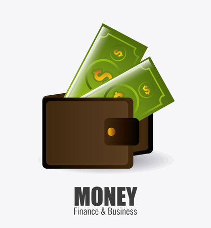 Money design over white background, vector illustration.のイラスト素材