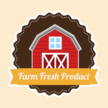 farm concept design, vector illustration eps10 graphicのイラスト素材