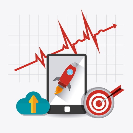 SEO design over white background, vector illustration.のイラスト素材