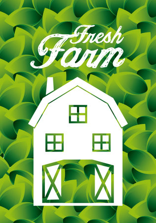 farm fresh design, vector illustration graphicのイラスト素材