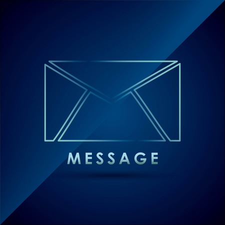 message concept design, vector illustration eps10 graphicのイラスト素材