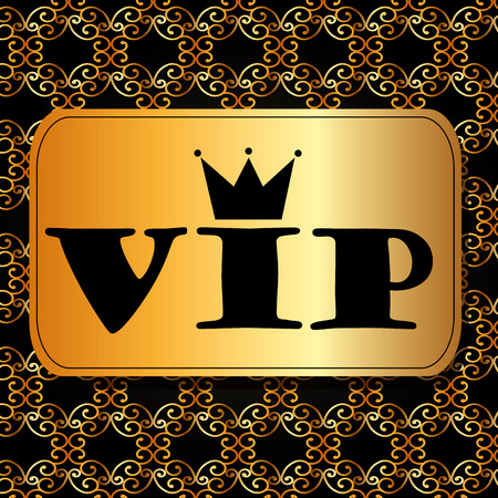 vip card design, vector illustration のイラスト素材