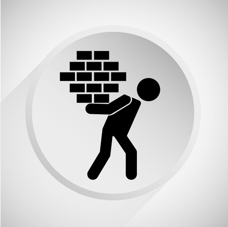 construction icon design, vector illustration のイラスト素材