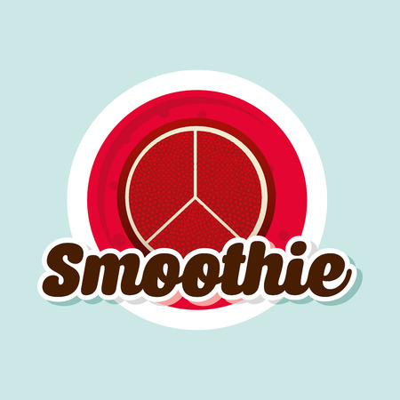 smoothie fruit  design, vector illustration のイラスト素材