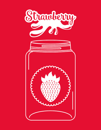 smoothie product design, vector illustrationのイラスト素材