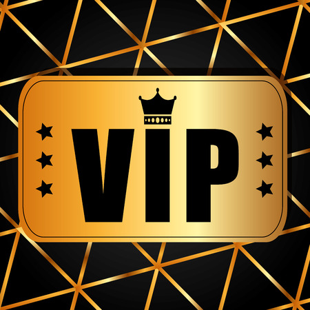 vip card design, vector illustration のイラスト素材