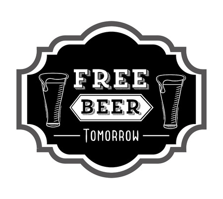 cold beer design, vector illustration のイラスト素材