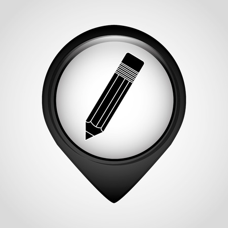 pointer office icon design, vector illustration のイラスト素材