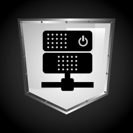 data center design, vector illustration のイラスト素材