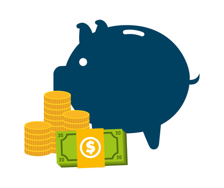 money icon design, vector illustration のイラスト素材