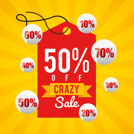 sale label design, vector illustration のイラスト素材